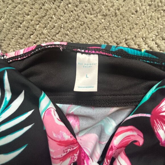 NWT Bal Harbour Swim - Tropical Print Tankini Swim Top - Picture 6 of 6
